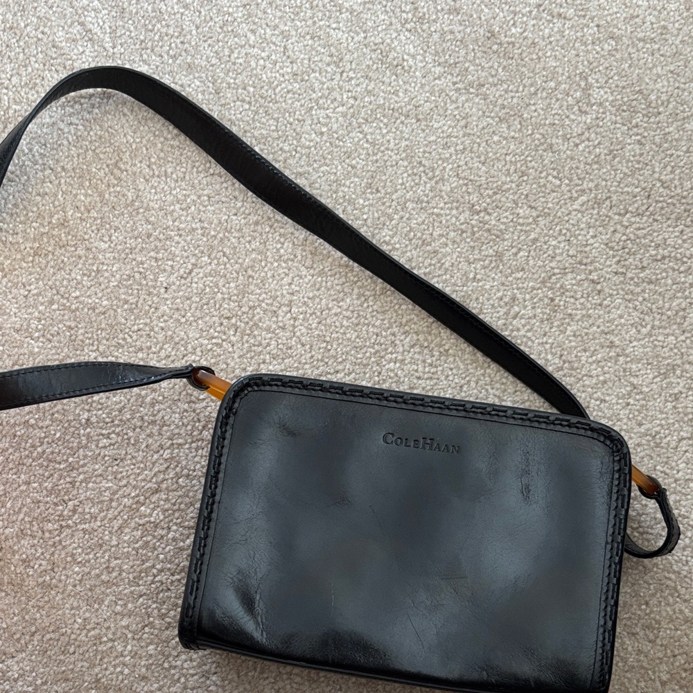 Cole Haan Black Leather Bag